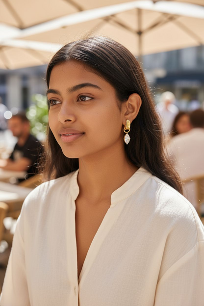 Dual Droplet Earrings