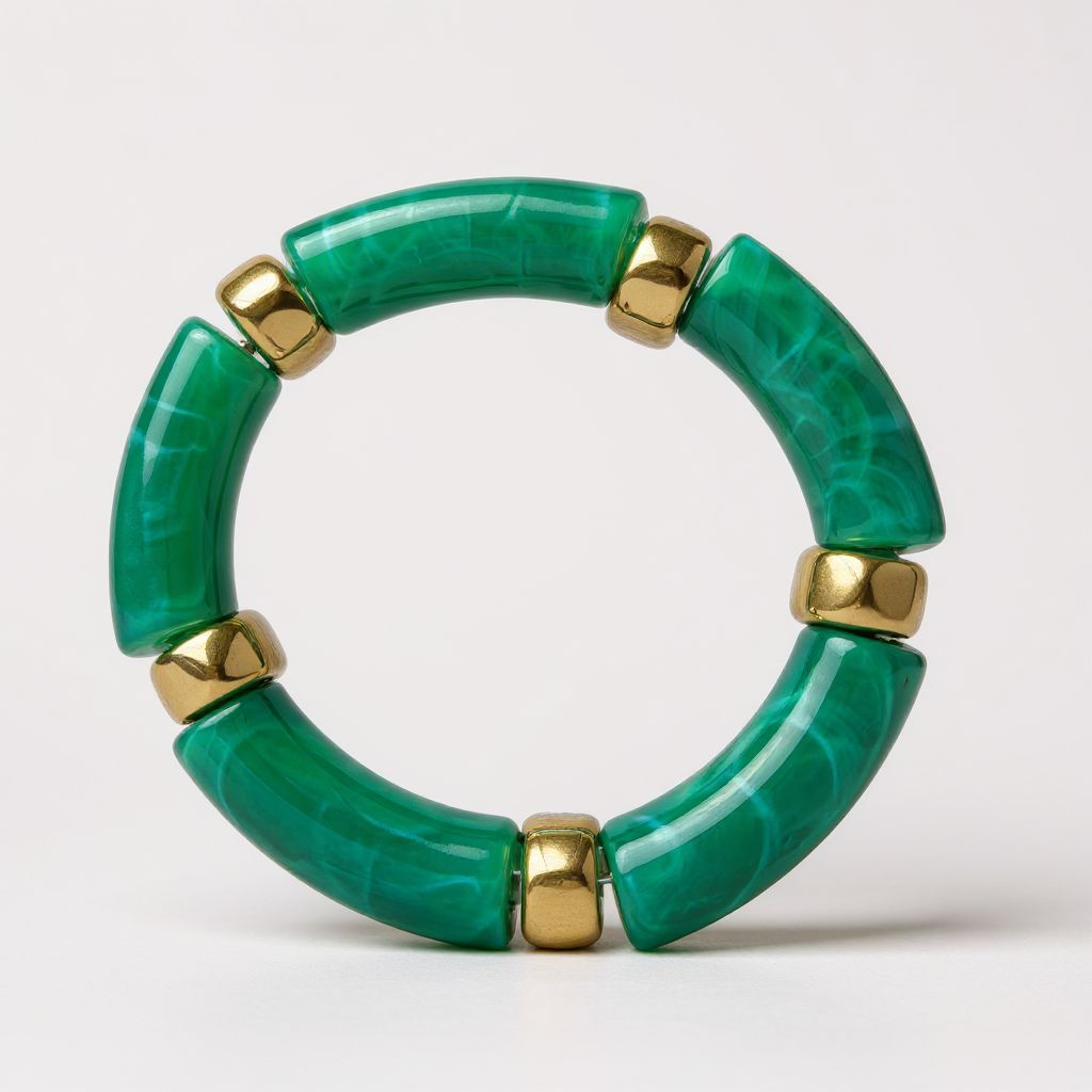 Adjustable Resin Bangles Stack- Set of 3