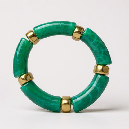 Adjustable Resin Bangles Stack- Set of 3