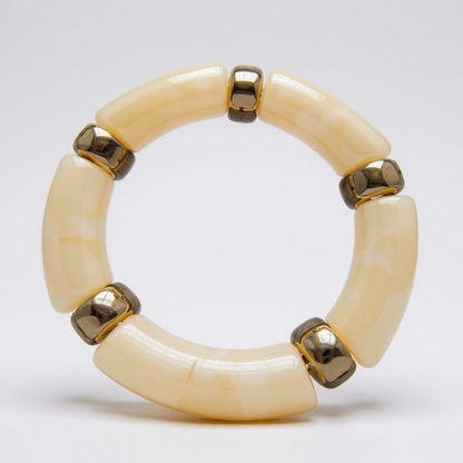 Adjustable Resin Bangles Stack- Set of 3