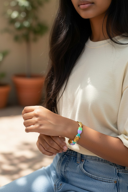 18K Gold Plated Fishy Bracelet