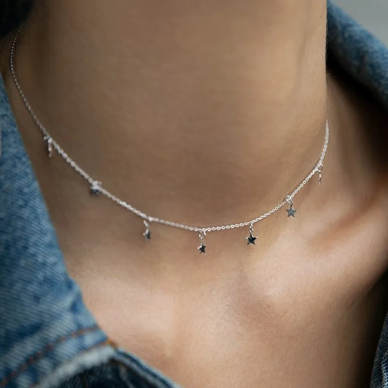 <img src="..." alt="92.5 Sterling Silver Starry Chain">