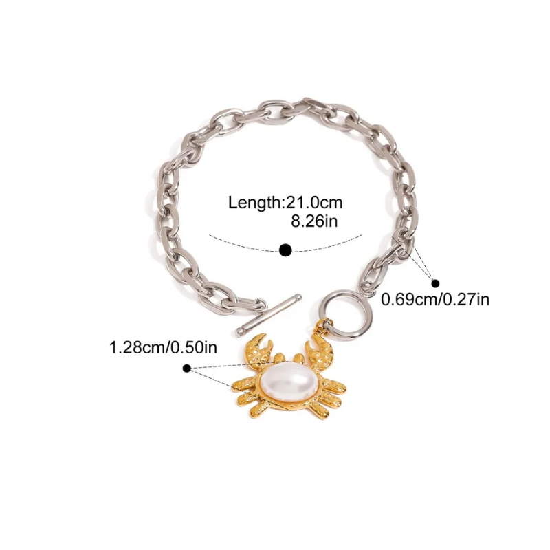 Crabby Chain Bracelet