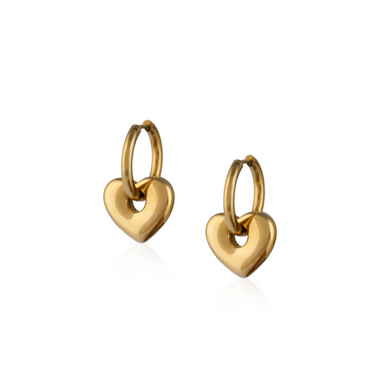 Dangling Heart Earring