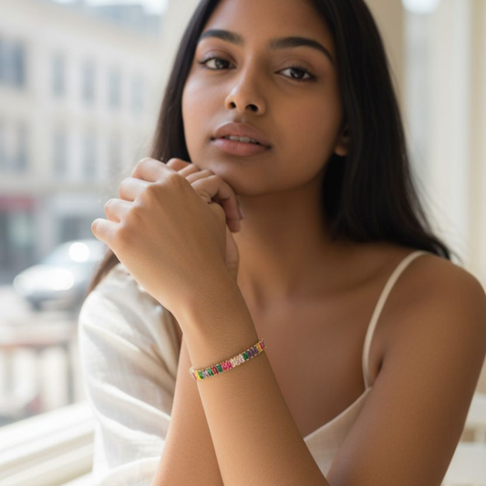 Aurora Tennis Bracelet