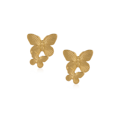 Double Butterfly Earring