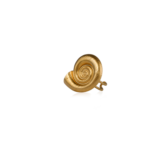 18K Gold Swirl Ring