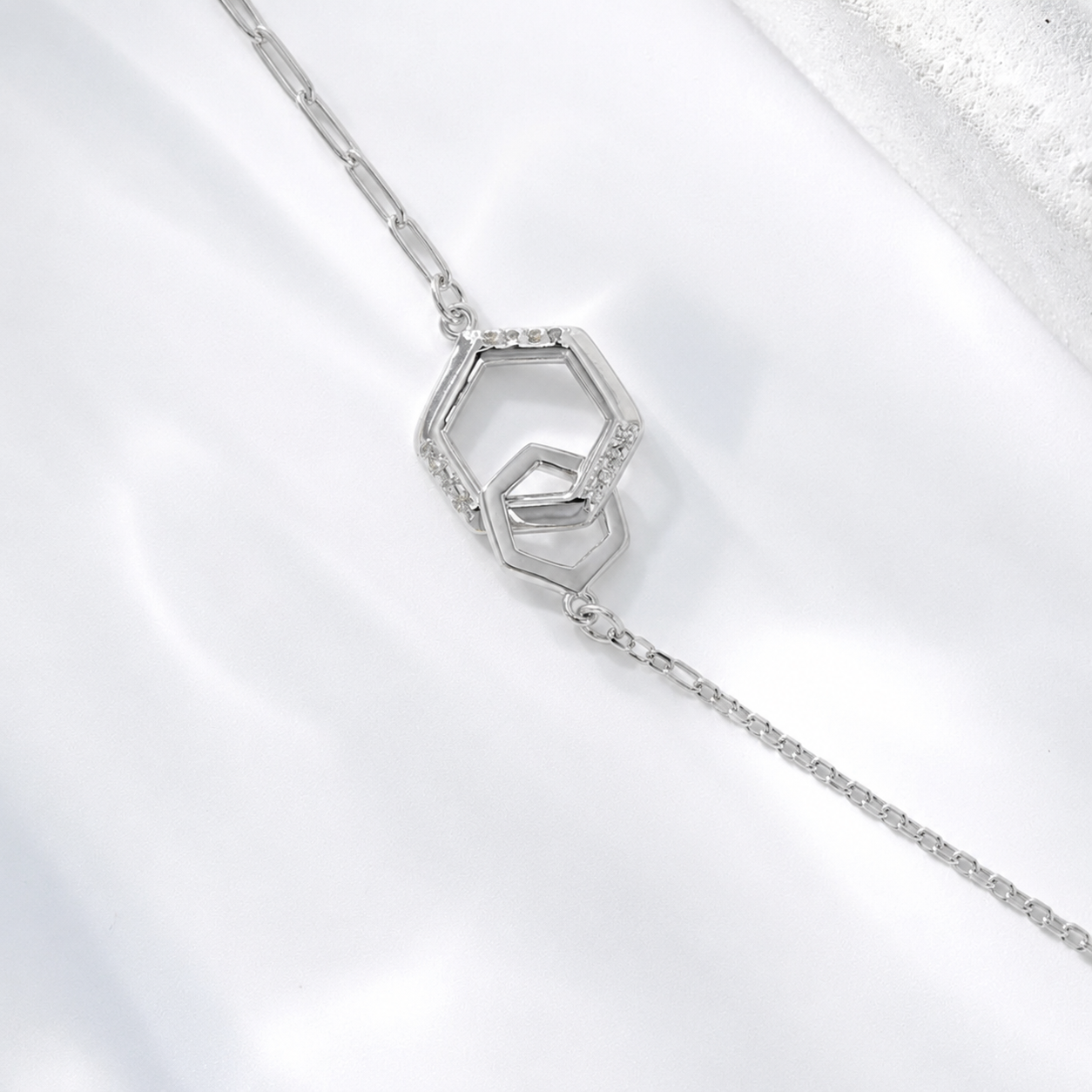 92.5 Sterling Silver Forever Connection Bracelet