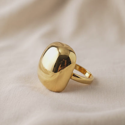 24K Plated Brass Structural Ring