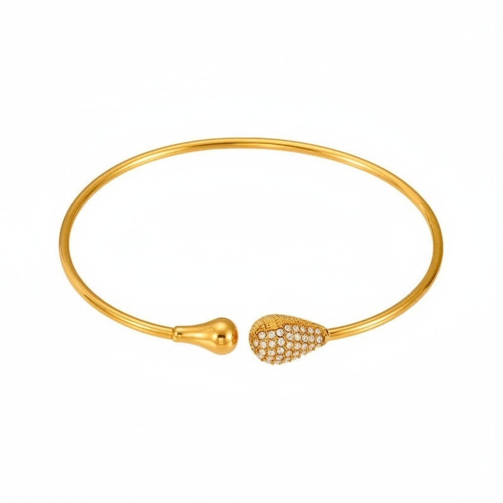 Do Boond Cuff — 18K Gold Plated Teardrop Bracelet